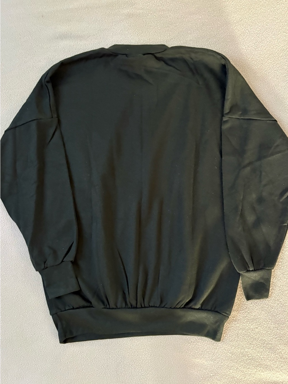 Vtg. Land’n Sea Christmas Village Sweatshirt Glitter Puff Paint Medium USA Made - Picture 4 of 7
